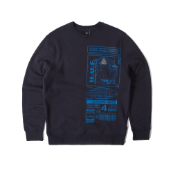 HUF CREWNECK BIT-6
