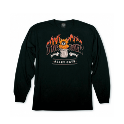 THRASHER TEE L/M ALLEY CATS